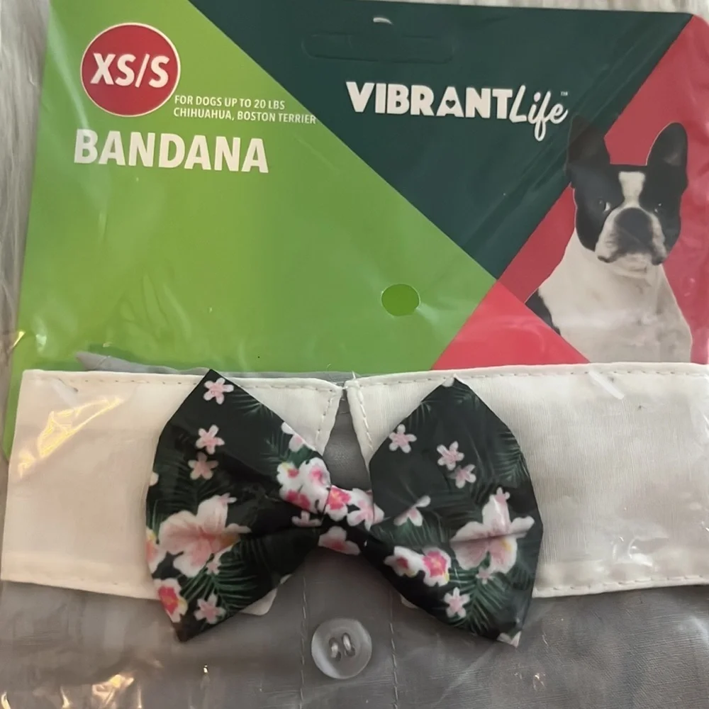 Vibrant Life Dog Suit & Tie Bandana
